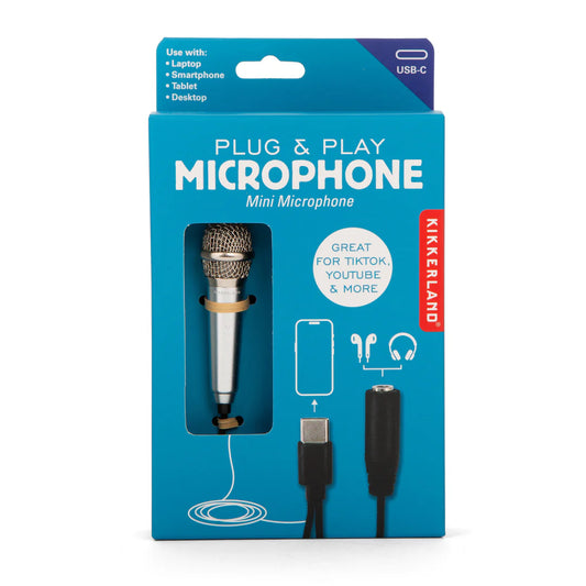 Plug & Play Microphone Mini Microphone