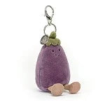 Load image into Gallery viewer, Jellycat Vivacious Eggplant Bag Charm +++
