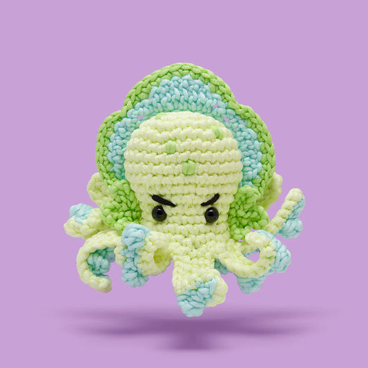 Vlad the Kraken Intermediate Kit with crochet hook