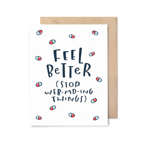 Web Md Get Well Card - Front & Company: Gift Store
