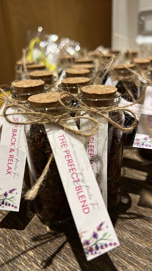 Test Tube Tea with Message Asst