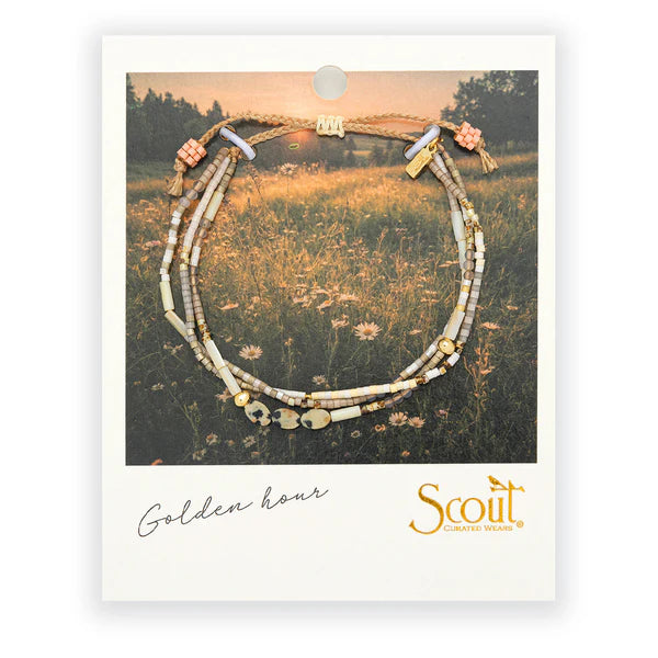 Mixed Media Bracelet Dalmatian Jasper/Gold