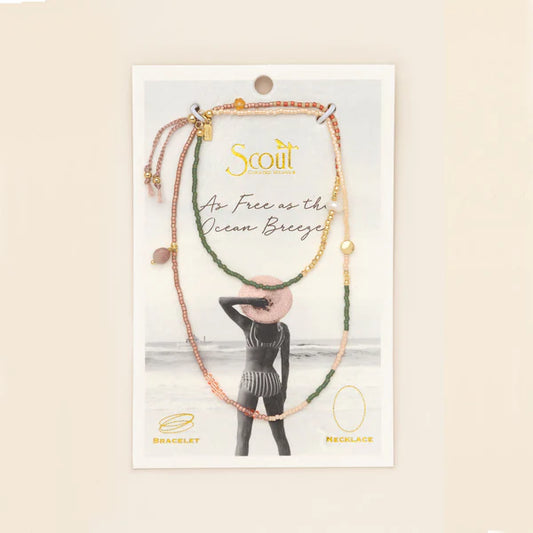 Mixed Media Wrap Bracelet/Necklace Healing/Tourmaline/Gold