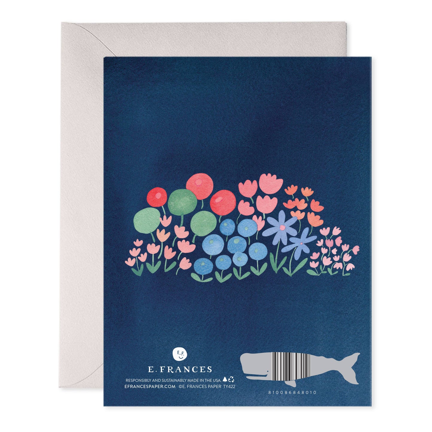 Flower Patch Thank You Greeting Cards Boxed Set of 6 Cards