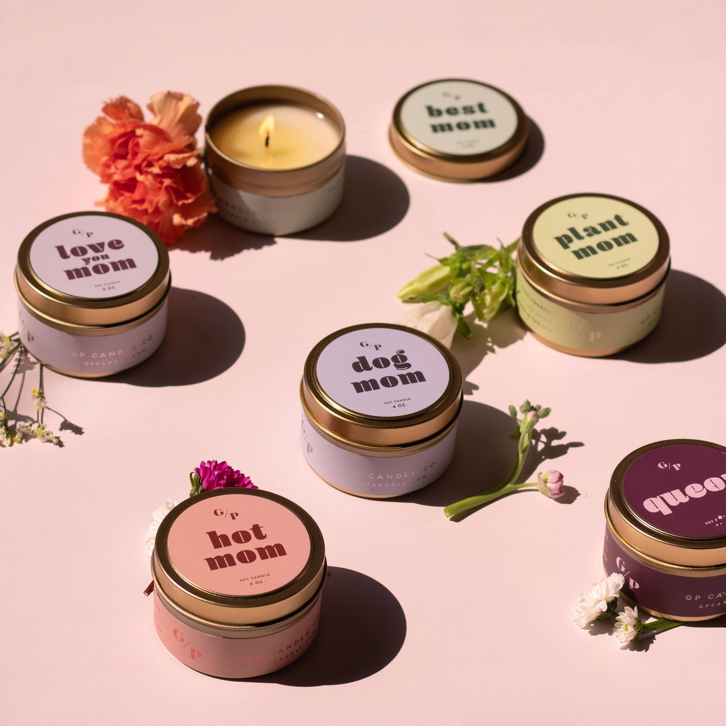 Dog Mom Just Because 4 oz. Candle Tin