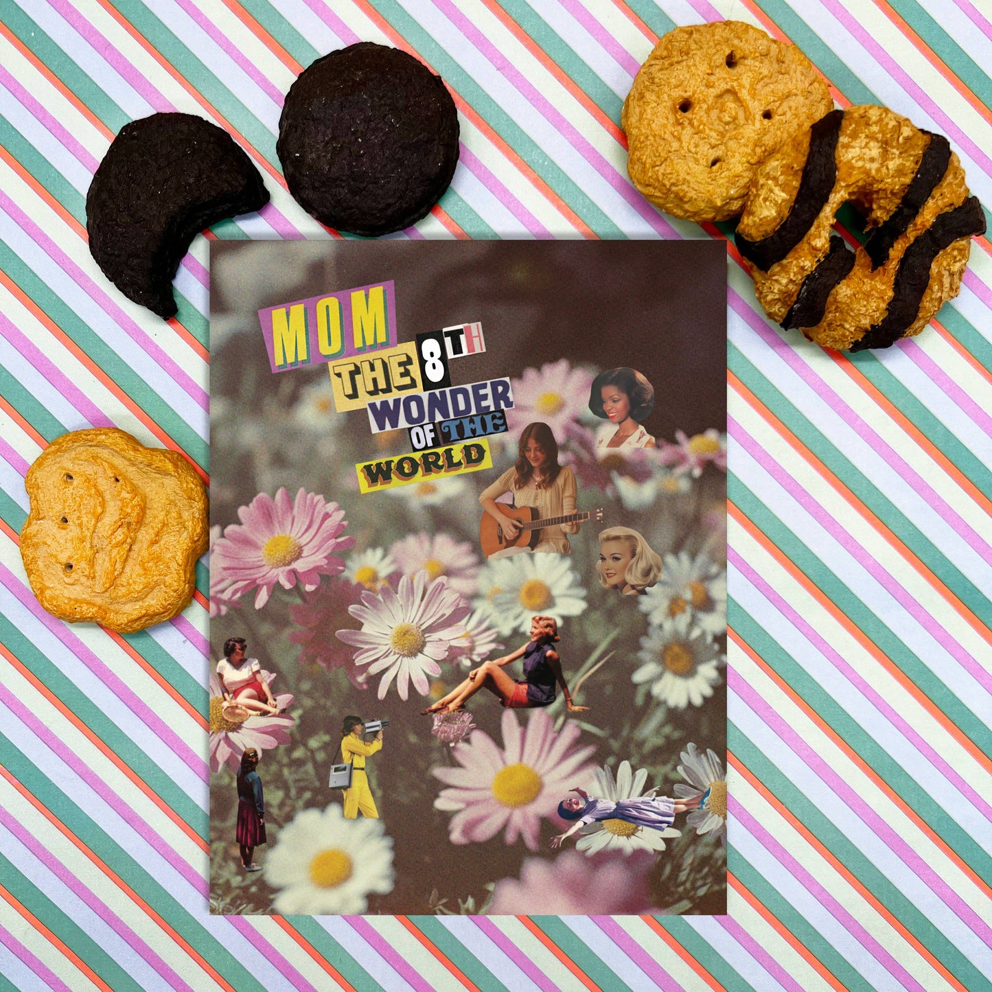 Mom: The 8th Wonder of the World - Greeting Card