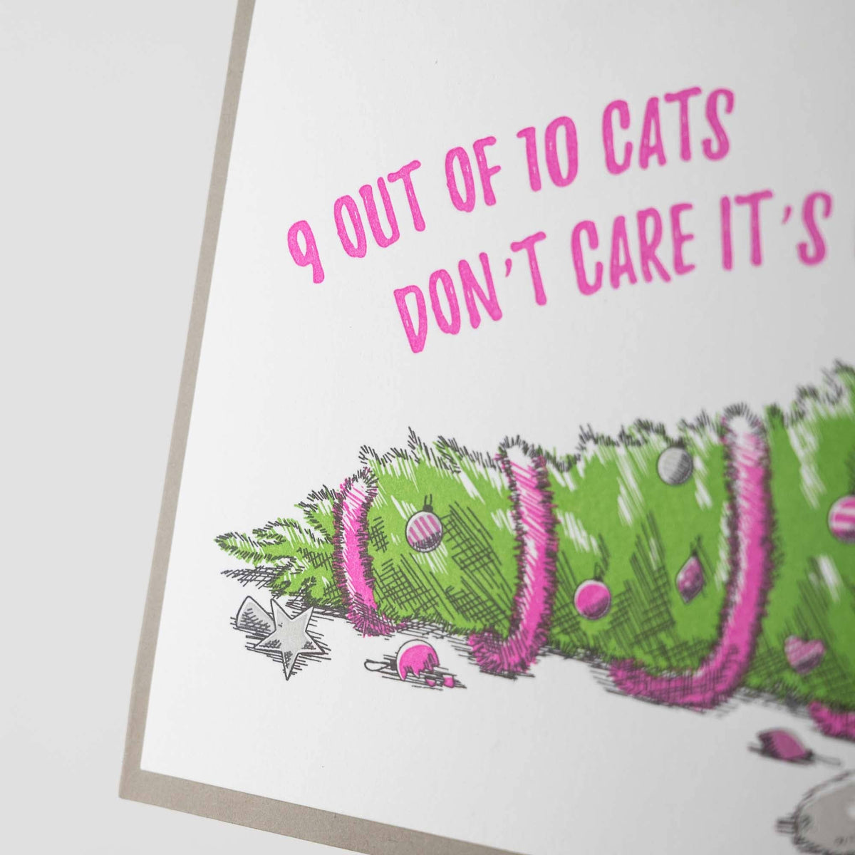 Card: Cats Don't Care Christmas