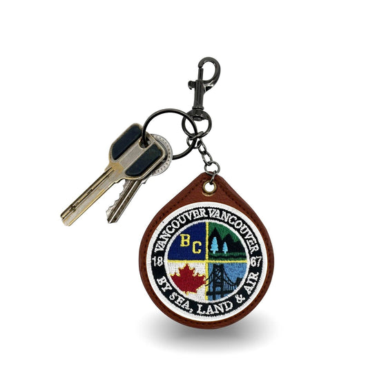 VANCOUVER PATCH EMBROIDERED KEYCHAIN