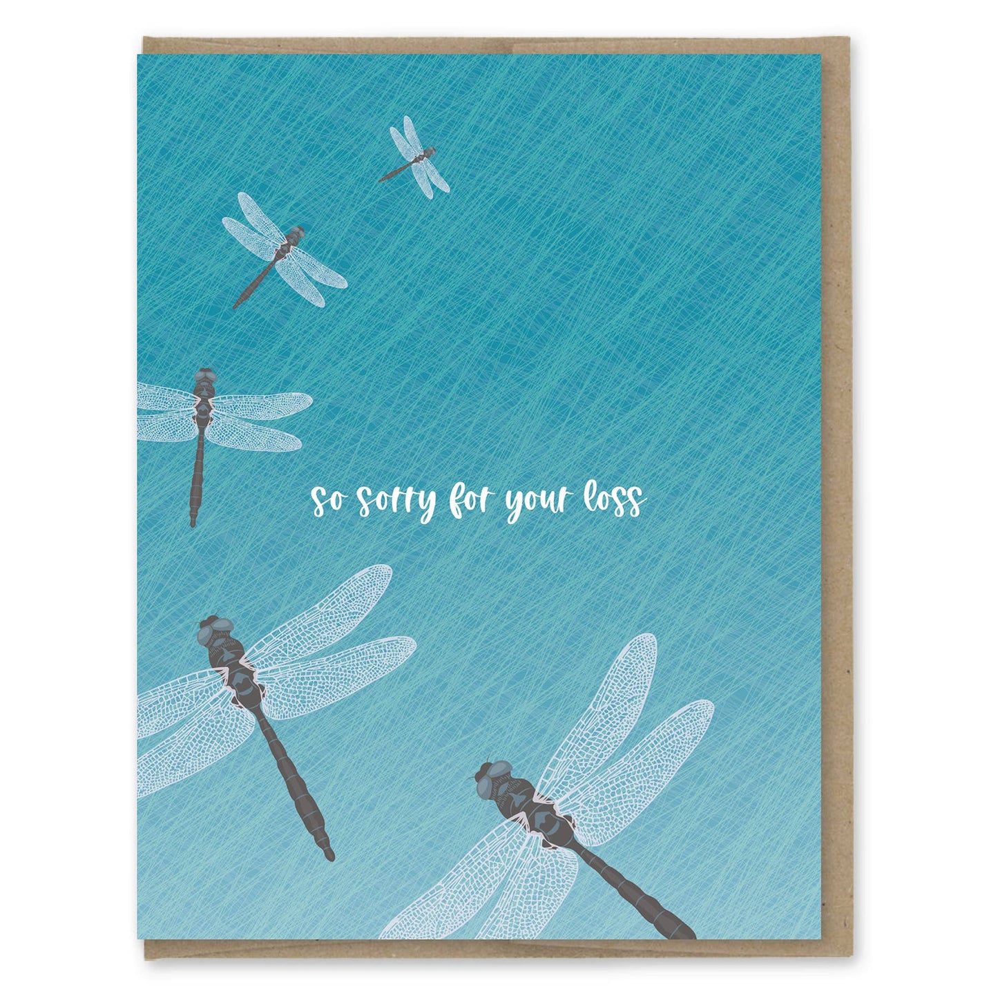 So Sorry Dragonflies Card