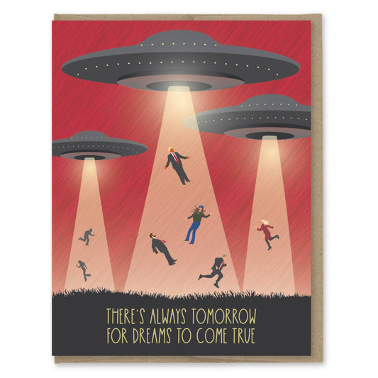 Always Tomorrow UFO Invasion Card