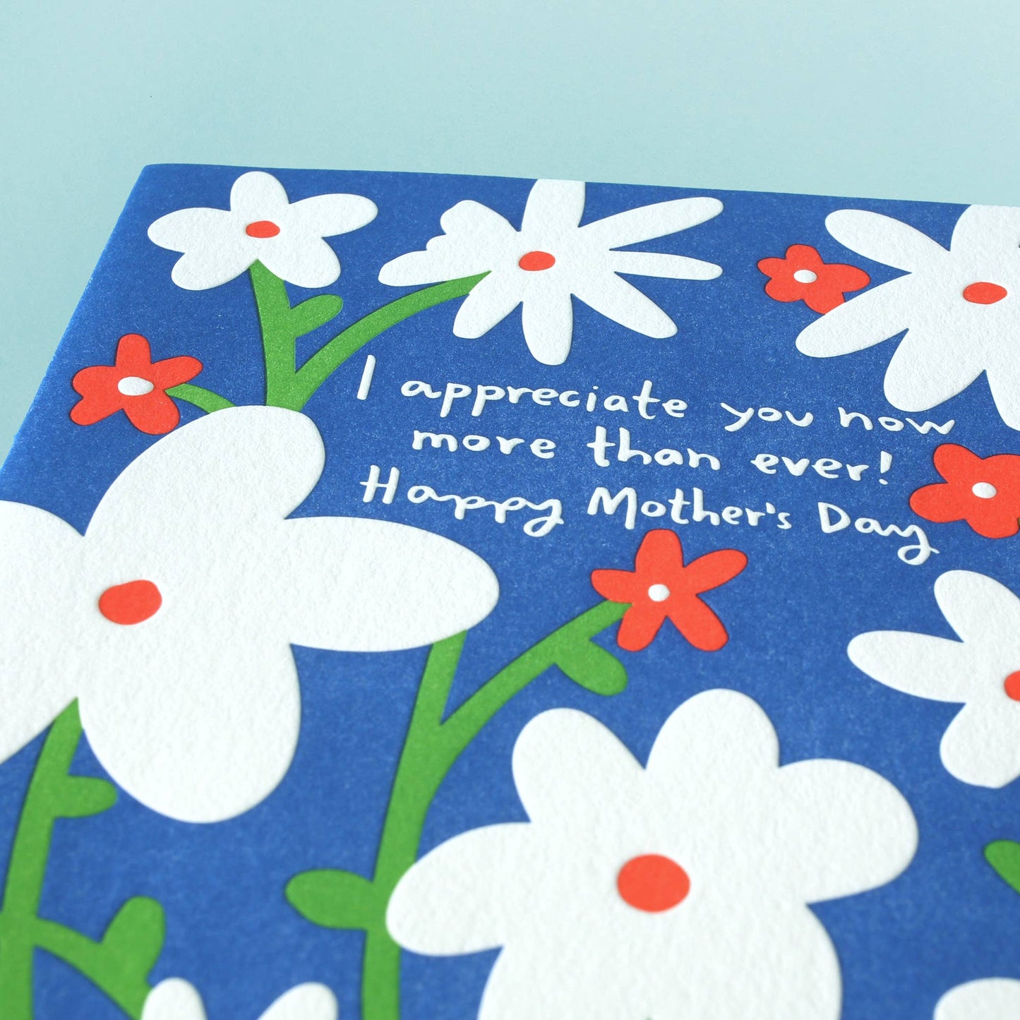 Appreciate Mom - Letterpress Greeting Card