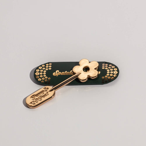 Lip Care Spatula, Gold Daisy - Front & Company: Gift Store