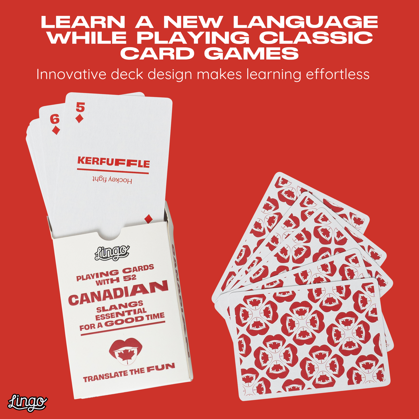 Canadian Lingo Playing Cards