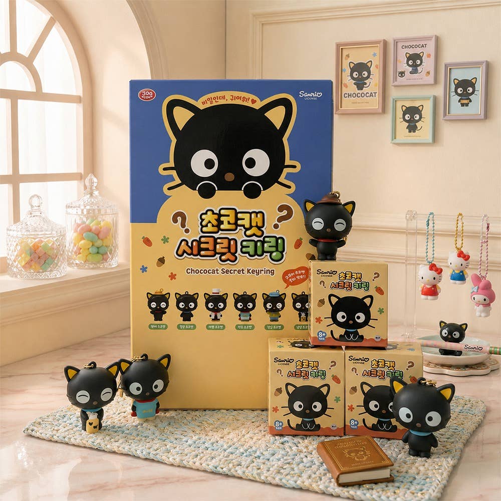Limited New! Sanrio Secret Random Keyring - Chococat