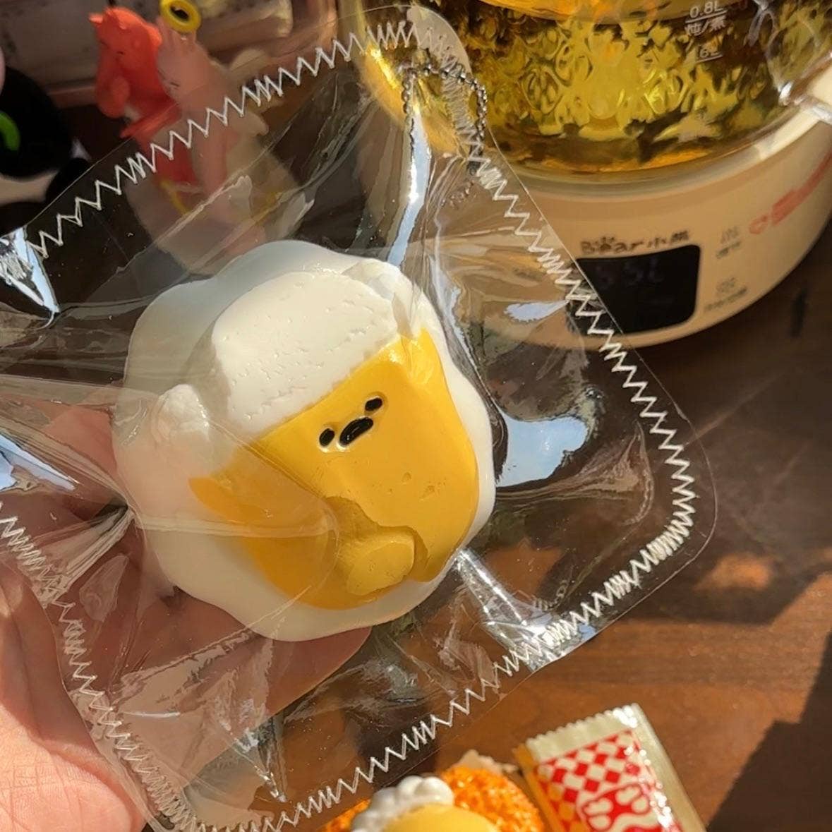 Lazy Egg Gudetema Marshmallow Taba Squishy