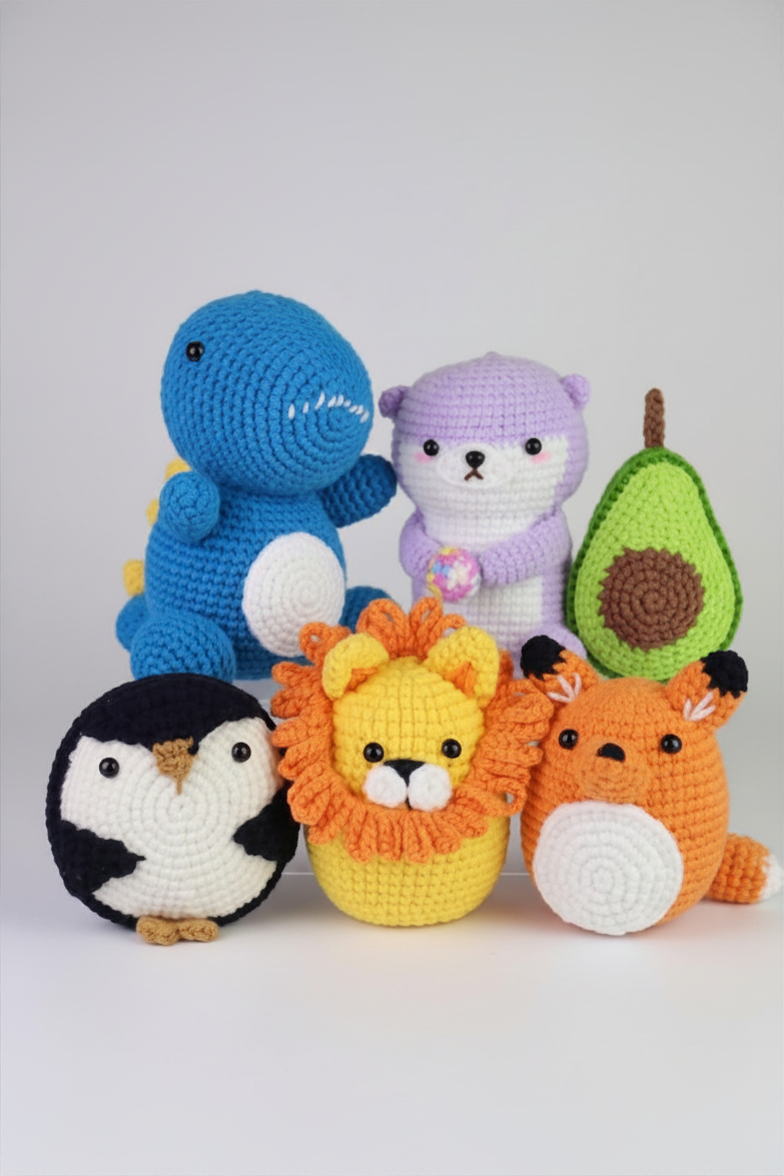 DIY Artisanal Crochet Kit Collection - 12 Options