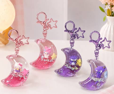 Sanrio Characters Luna Wish Water Globe Random Keychain