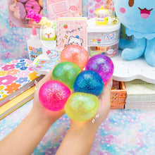 Load image into Gallery viewer, Galaxy Gummy Globs Squishy Ball - Chunky Glitter
