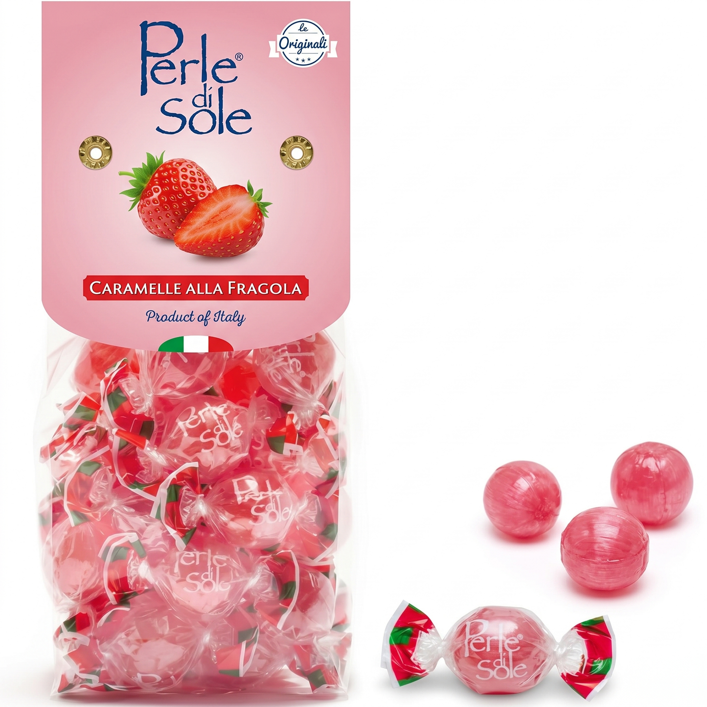 Strawberry Drops from Sorrento (7.05 oz Bag)
