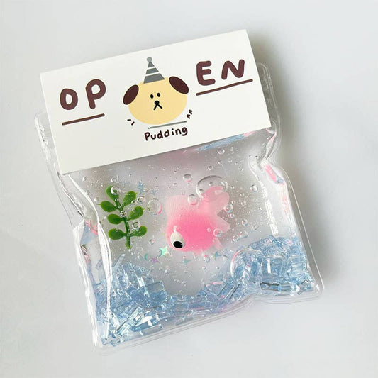 Mini Water Fish Tank Squishy Stress Relief Toy