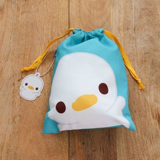 Drawstring Pouch Bag - A Lost Duckling