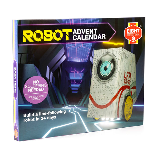 EIGHT Innovation Advent Calendar Kit - Build Your Own Robot