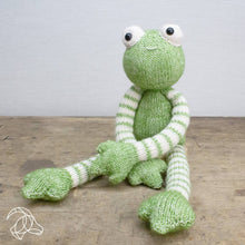 Load image into Gallery viewer, DIY Knitting Kit - Tinus Frog
