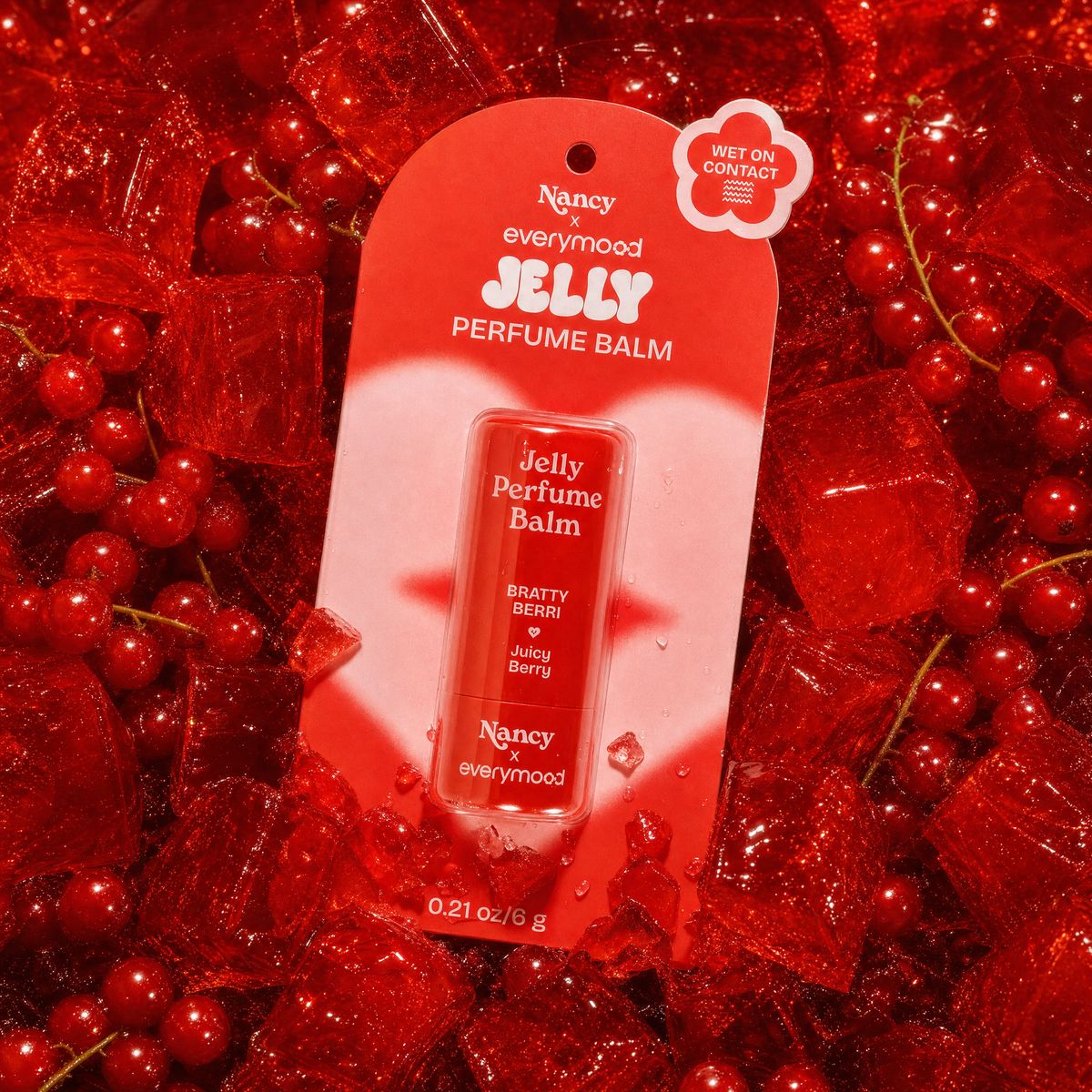 Jelly Perfume Balm | Solid Perfume Stick | Berry