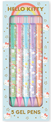 Hello Kitty Rainbow Dreams Gel Pens - Front & Company: Gift Store