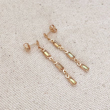 Load image into Gallery viewer, 18k Gold Filled Opal Drop Earrings
