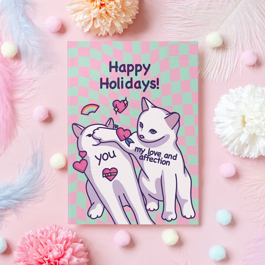 Happy Holidays! | Funny Cat Christmas Card