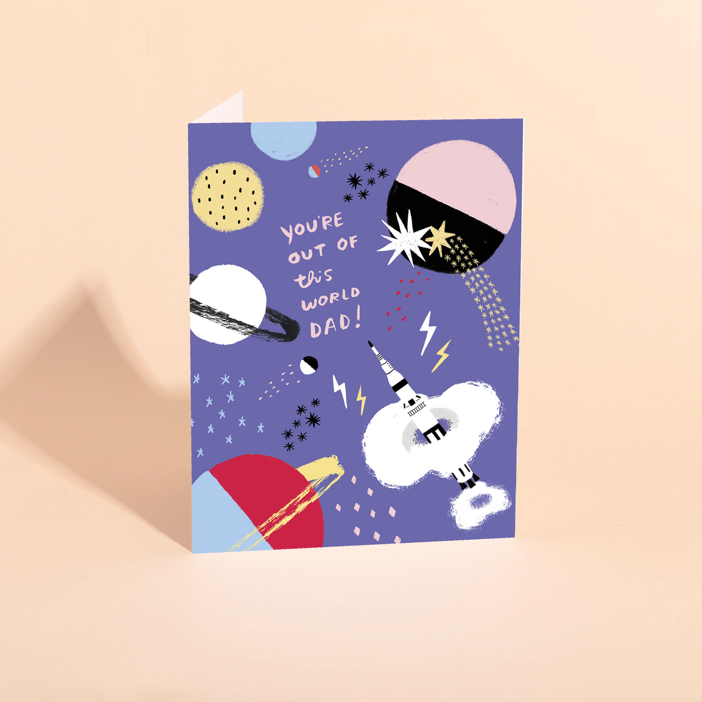 COSMIC DAD - Fathers Day Card - DSC