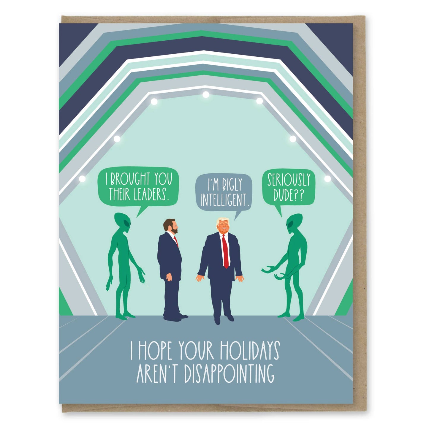 Alien Disappointing Holiday Card