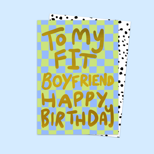 Fit Boyfriend Birthday Card