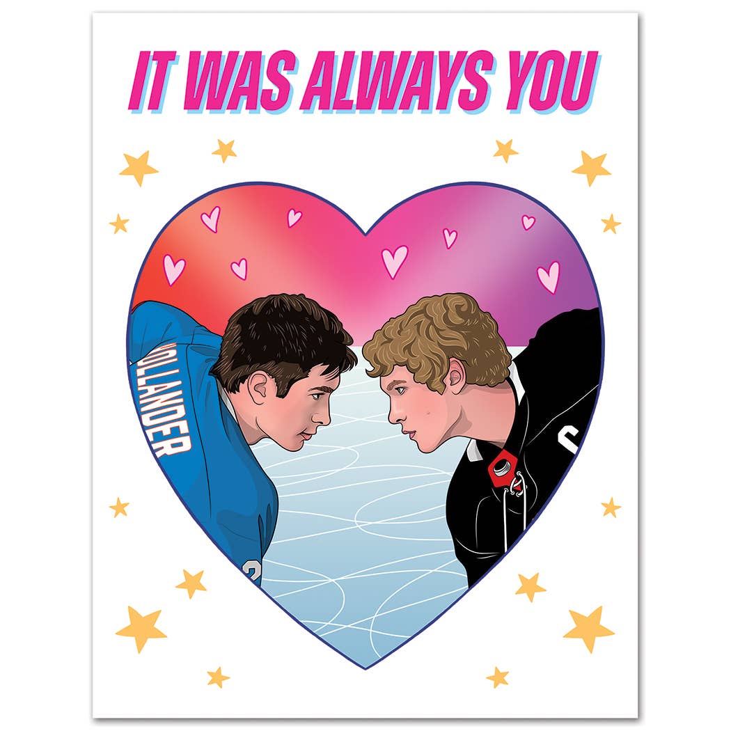 Heated Rivalry It Was Always You Valentine's Day Love Card