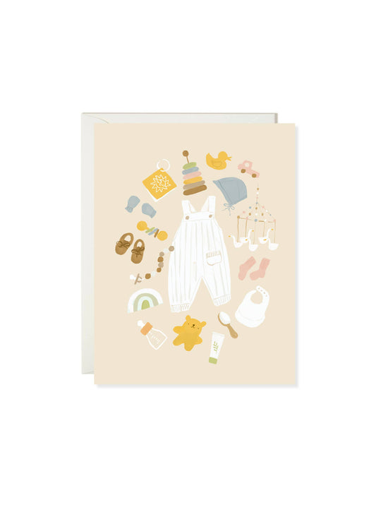 Bébé Things – Gender Neutral Welcome Baby Card