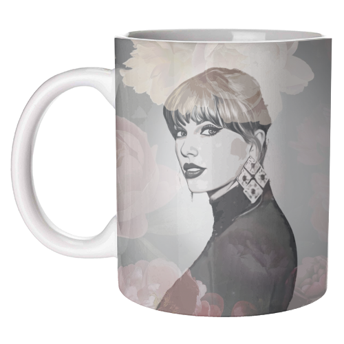 Mugs 'Floral T' by DOLLY WOLFE