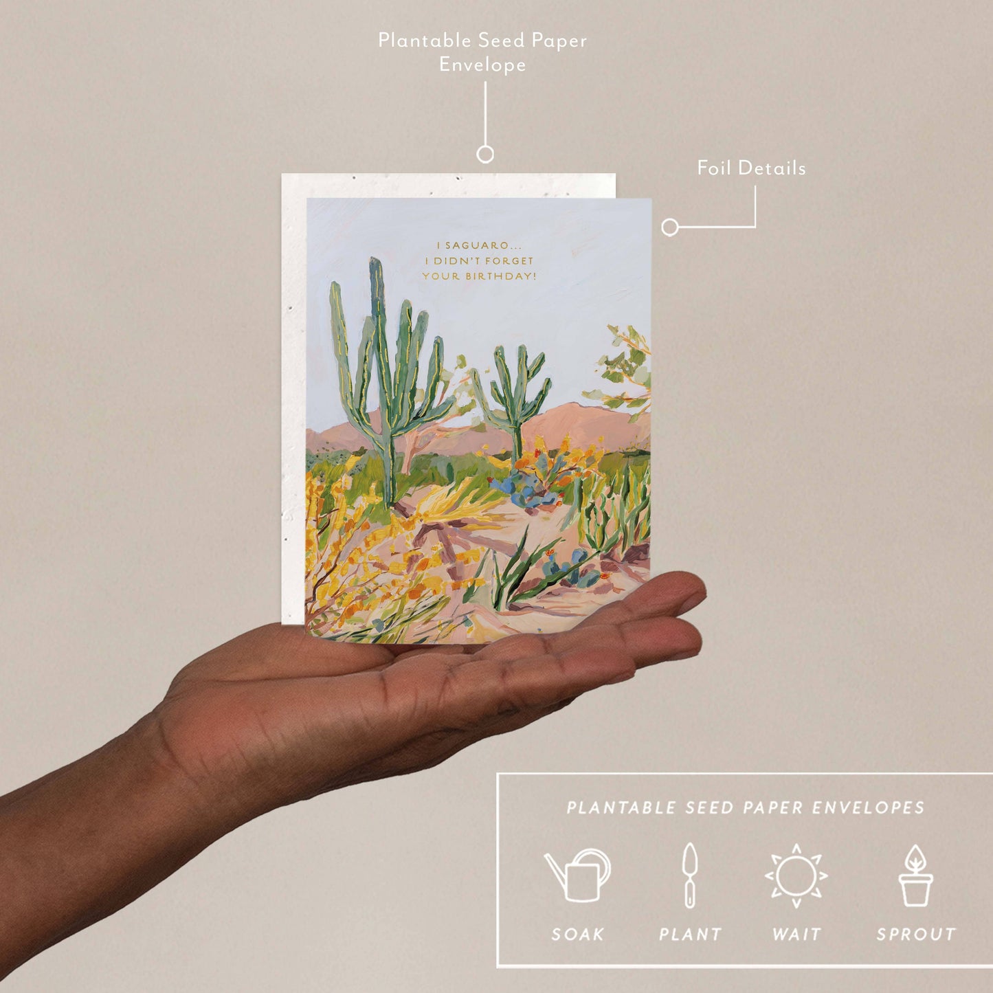 Cactus - Birthday Card