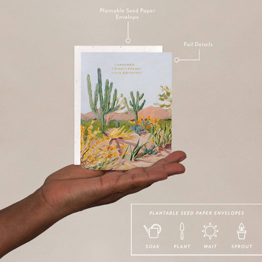 Cactus - Birthday Card