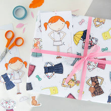 Load image into Gallery viewer, Clara Paper Doll Wrapping Paper
