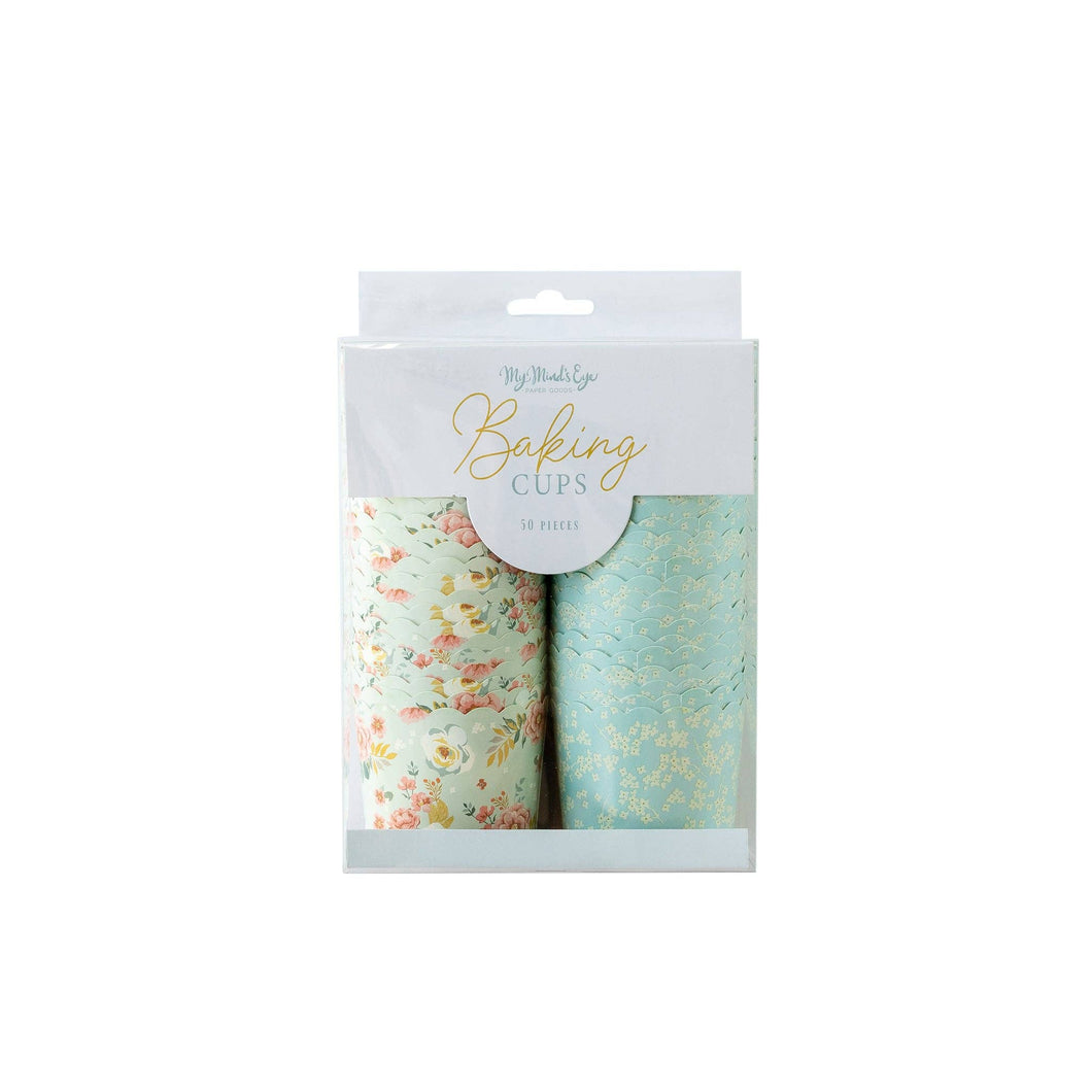 PLCC893 - Fabric Floral Food Cups