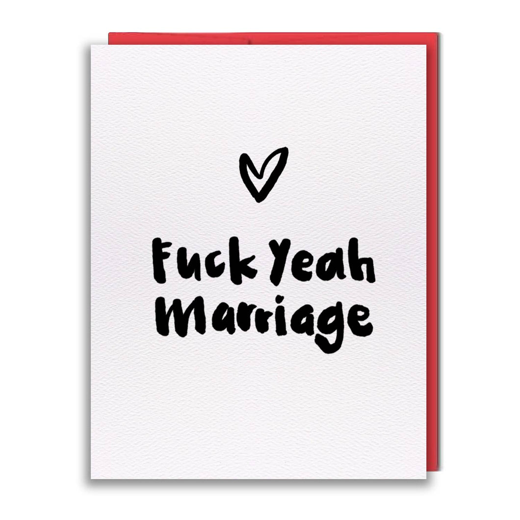 Greeting Card - Pen15 - Fuck Yeah Marriage