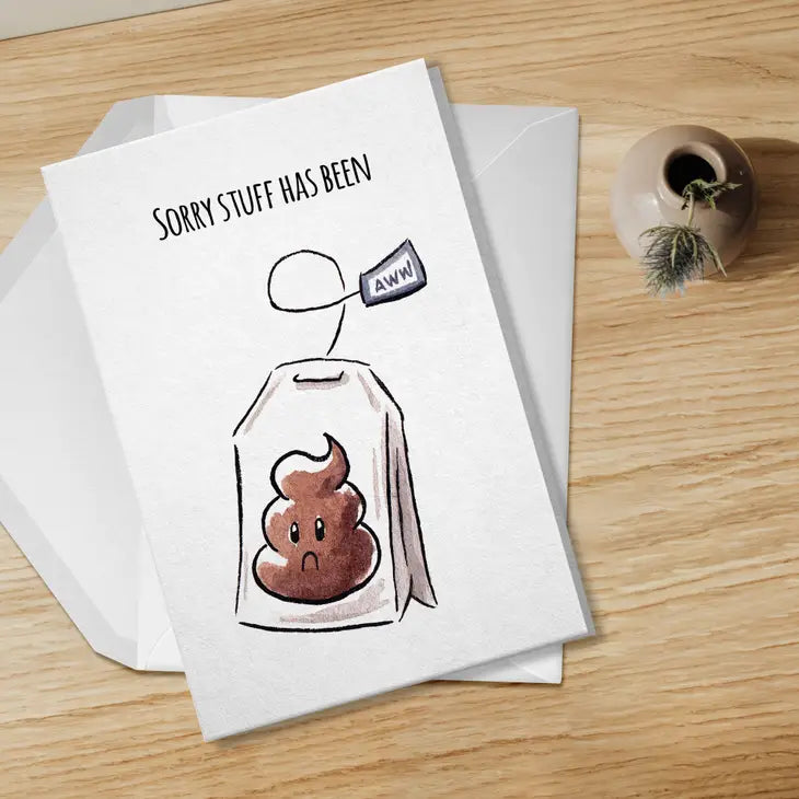 "Shit-Tea" Sympathy - Sorry, Sickness, Mental Health Card