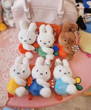 Load image into Gallery viewer, Miffy &amp; Friends with Flower Plush Key Chain bag Charm
