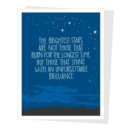 Brightest Stars Sympathy Card