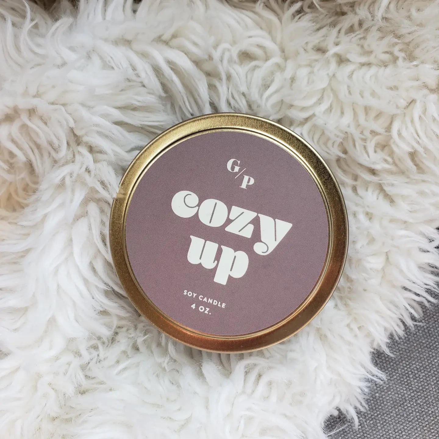 Cozy Up Just Because 4 oz. Candle Tin