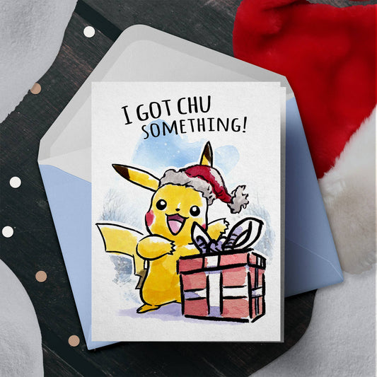 "I Got Chu" - Electric Mouse Christmas Holiday Gift Card
