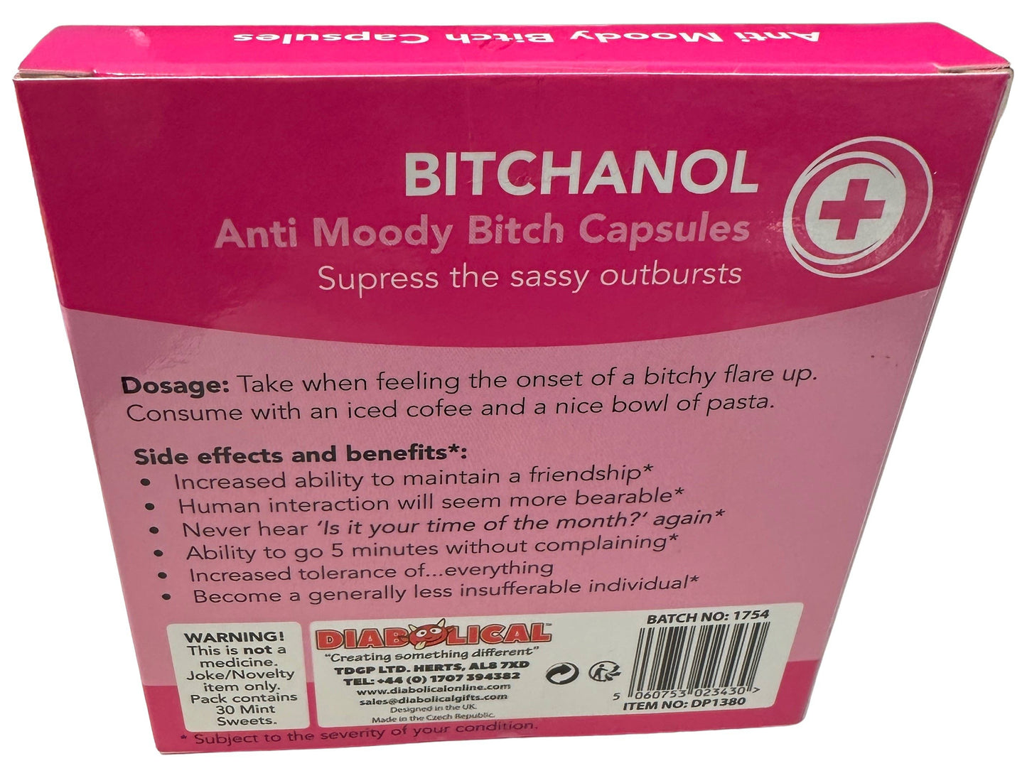 Bitchanol Candy | Novelty Gifts | White Elephant | Christmas