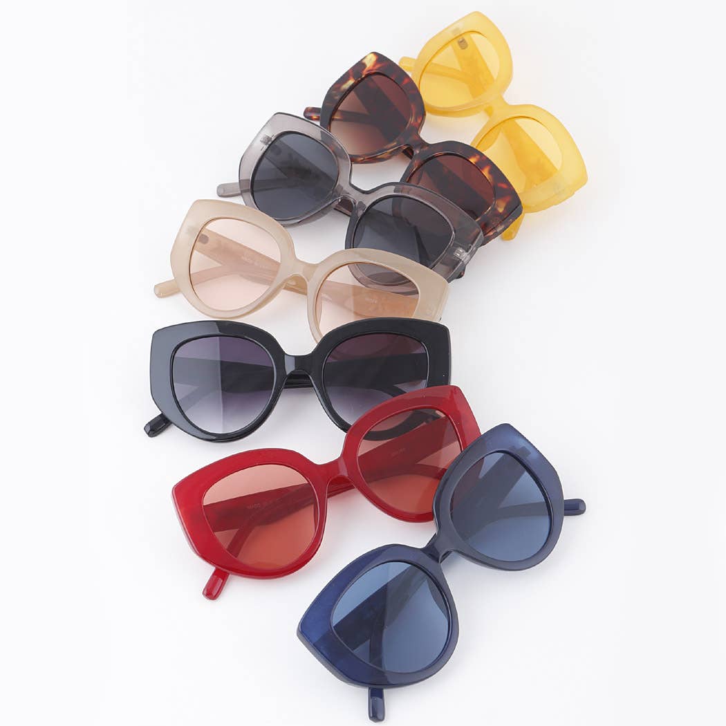 Bright Cateye 
Sunglasses