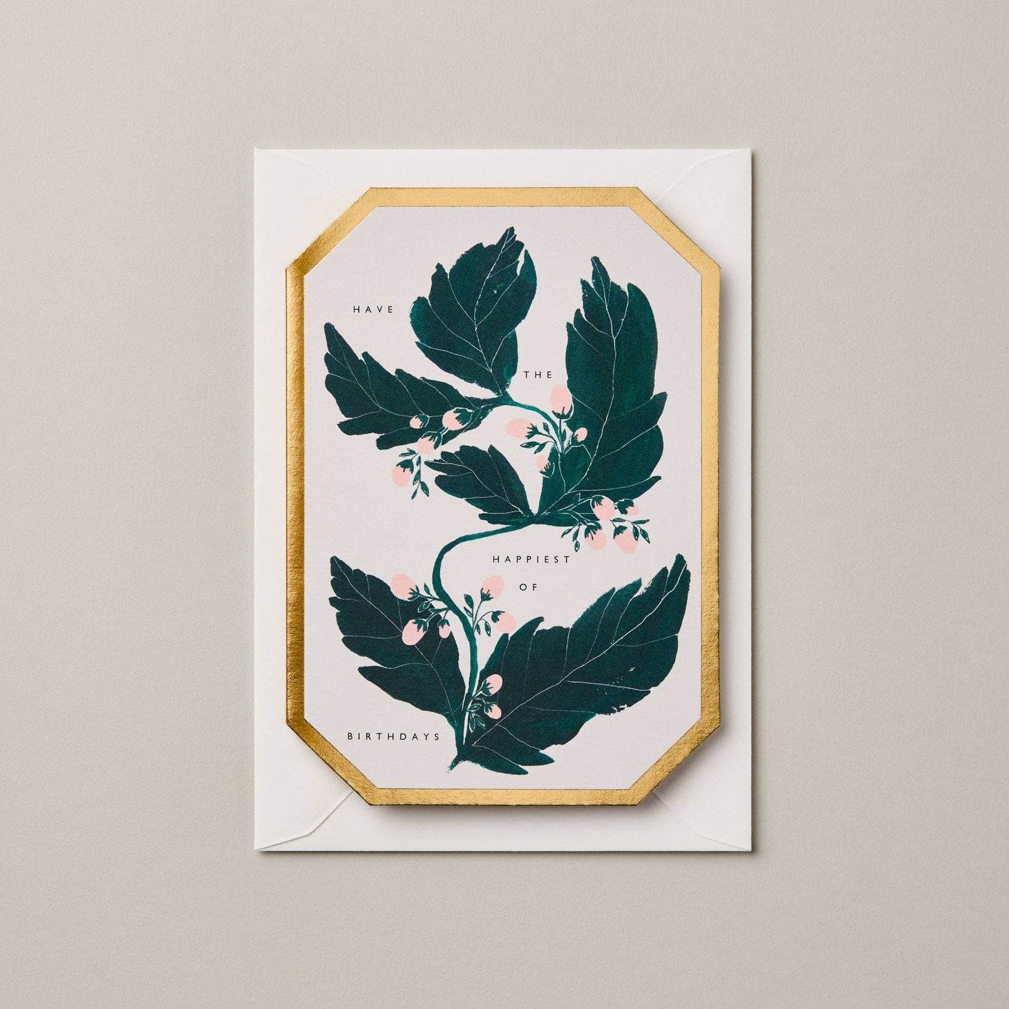 HAVE THE HAPPIEST OF BIRTHDAYS DIE CUT CARD